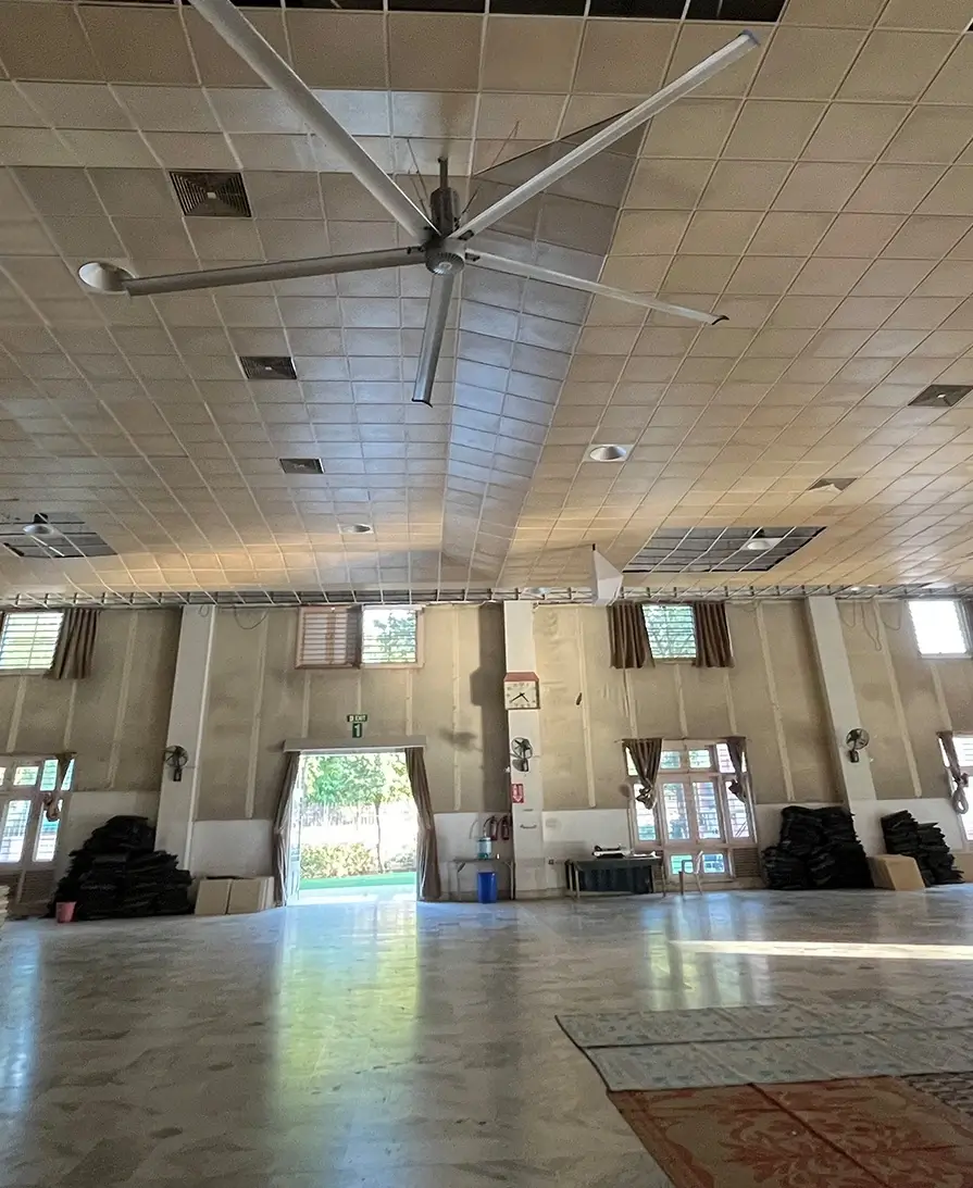 HVLS fans for Auditorium