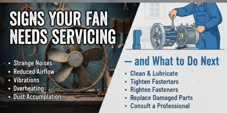Signs Your Fan Needs Servicing — and What to Do Next