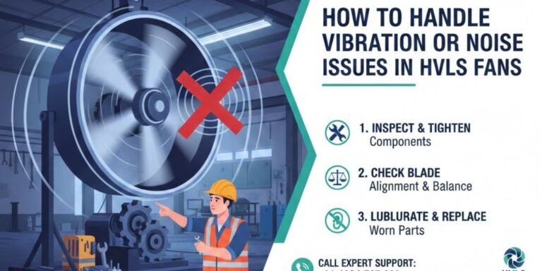 How to Handle Vibration or Noise Issues in HVLS Fans