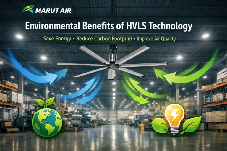 Environmental efficiency with HVLS technology